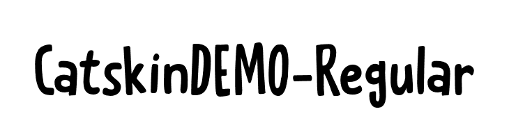 CatskinDEMO-Regular  baixar fontes gratis