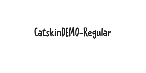 CatskinDEMO-Regular Logo