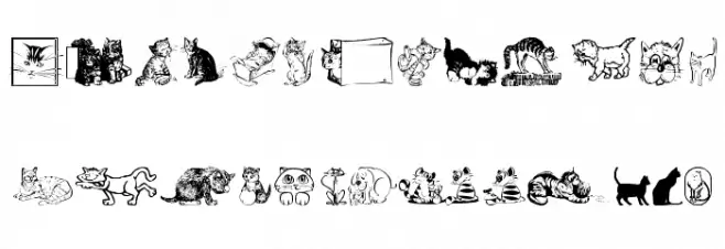 CattArt Font UPPERCASE