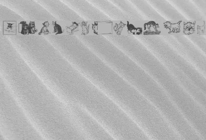 CattArt Font examples