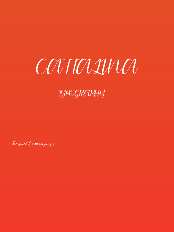 Cattalina Poster