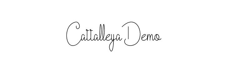 Cattalleya Demo  les polices de caractères gratuit tlcharger
