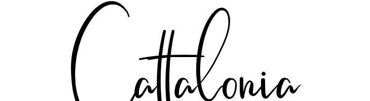 Cattalonia  Frei Schriftart Herunterladen