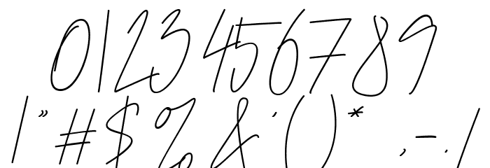 Cattclay Font OTHER CHARS