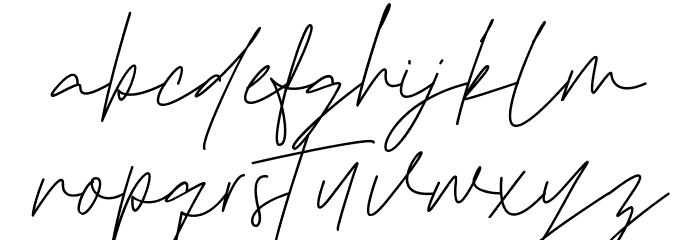 Cattclay Font LOWERCASE