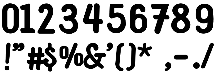 Catterpillar Font OTHER CHARS