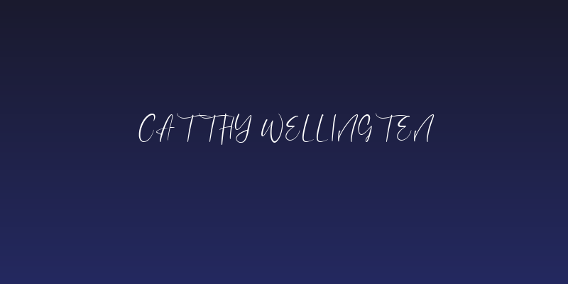 Catthy Wellingten Social Header
