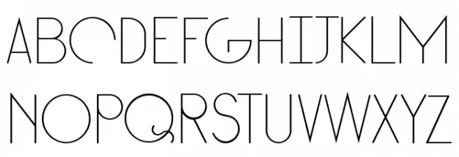 Cattia Demo font Fuentes MAYÚSCULAS