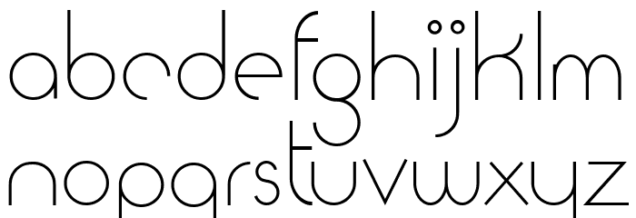 Cattia Demo font Font LOWERCASE