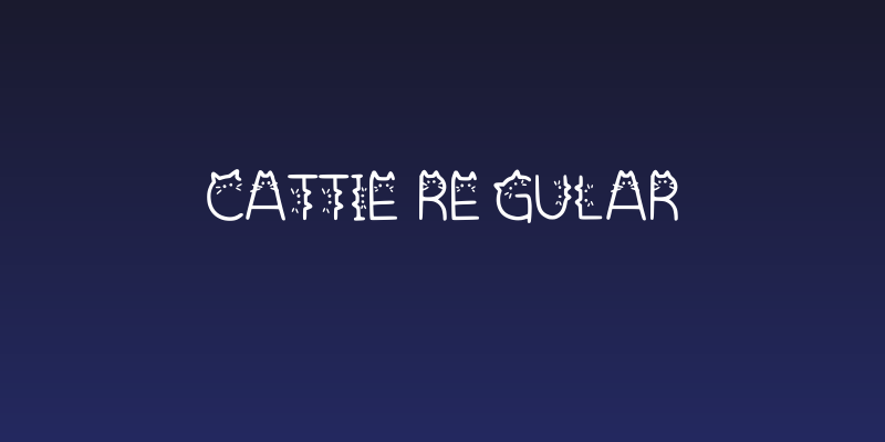 Cattie Regular Social Header