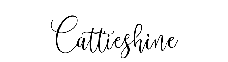 Cattieshine  免费字体下载
