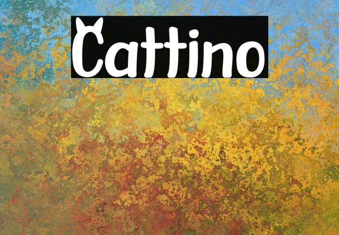 Cattino फ़ॉन्ट examples