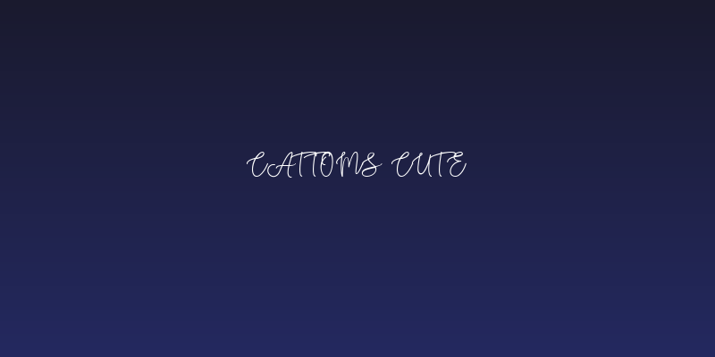 Cattoms cute Social Header