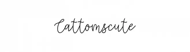 Cattomscute  تنزيل الخطوط