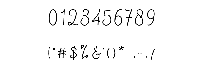 Cattomscute Font OTHER CHARS