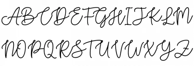 Cattomscute Schriftart Groß