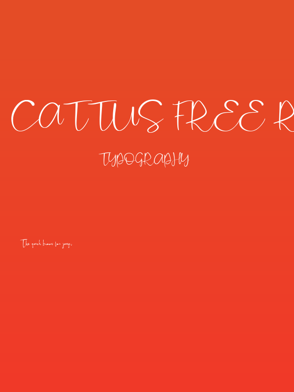 Cattus Free Regular Poster