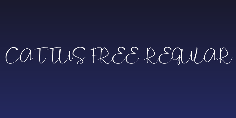 Cattus Free Regular Social Header