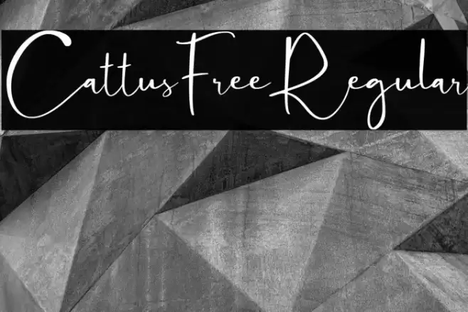 CattusFree-Regular Font examples