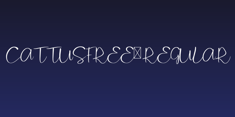 CattusFree-Regular Social Header