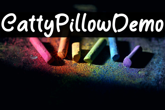 Catty Pillow Demo Example 3