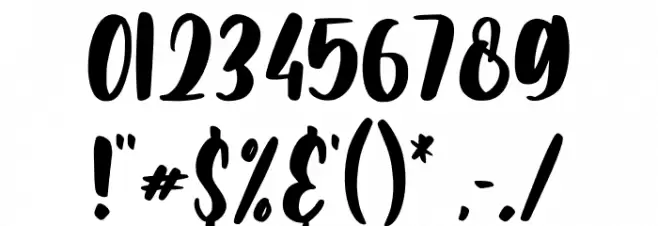 Catty Smile Font OTHER CHARS