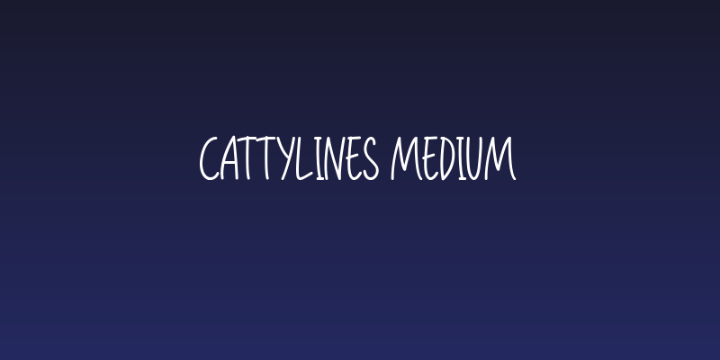 CattyLines Medium Social Header