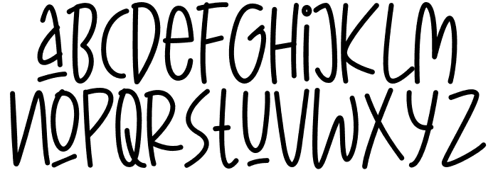 CattyLines-Medium Font LOWERCASE