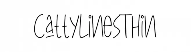 CattyLinesThin  تنزيل الخطوط