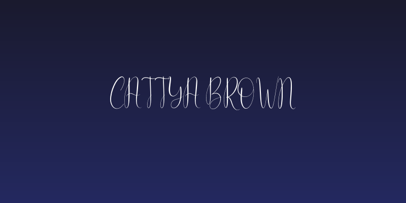 Cattya Brown Social Header