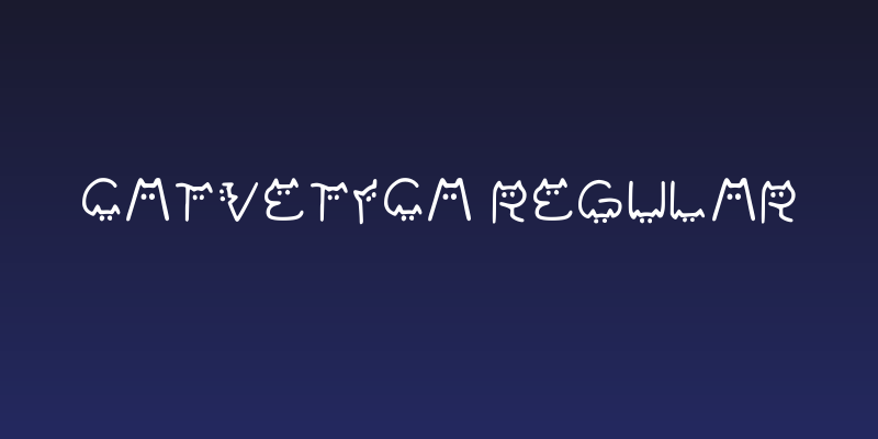 Catvetica Regular Social Header