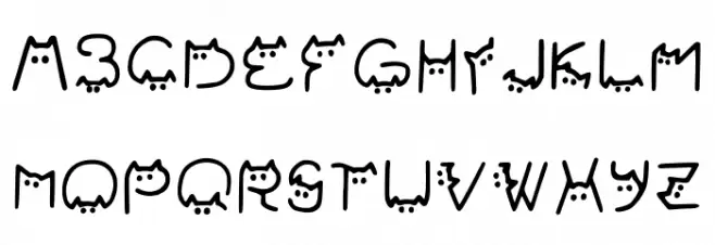 Catvetica Regular خط أحرف صغيرة