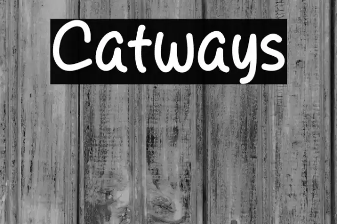 Catways Caratteri examples