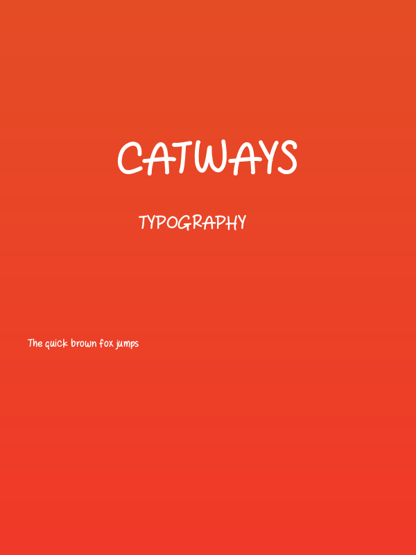 Catways Poster