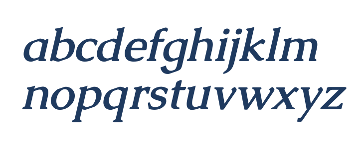 Caudex Bold Italic1 Lowercase