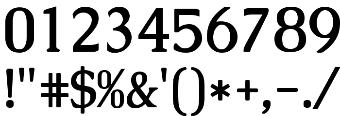 Caudex Bold Font OTHER CHARS