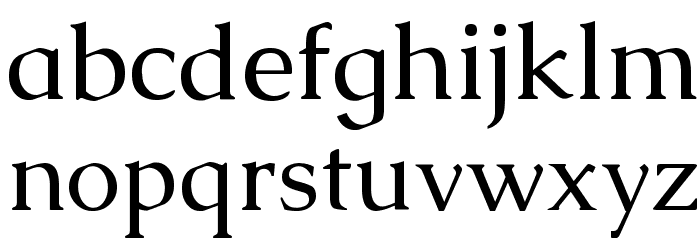 Caudex Font LOWERCASE