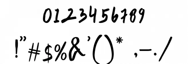 Caudia Xovier Demo Regular フォント その他の文字