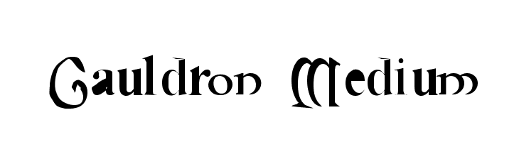 Cauldron Medium Font