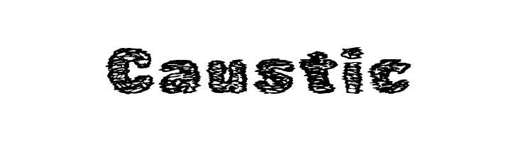 Caustic  baixar fontes gratis