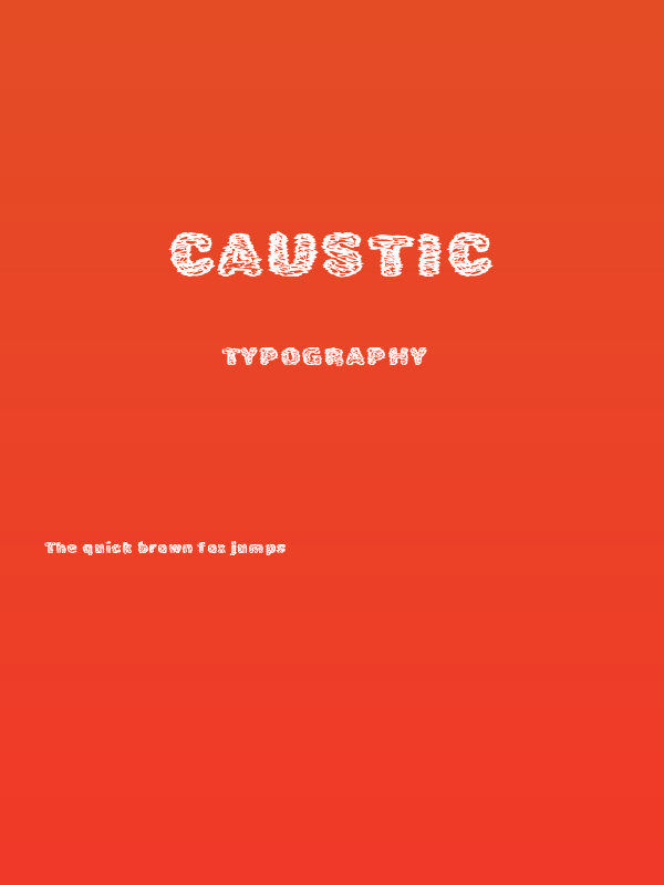 Caustic Poster