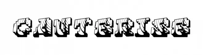Cauterise  Frei Schriftart Herunterladen