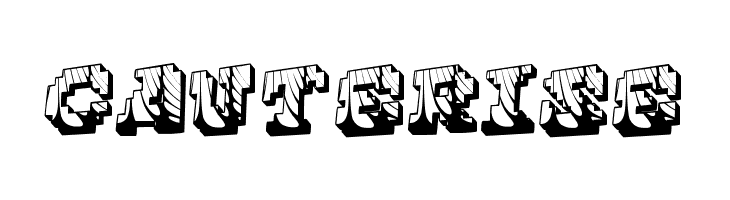 Cauterise フォント