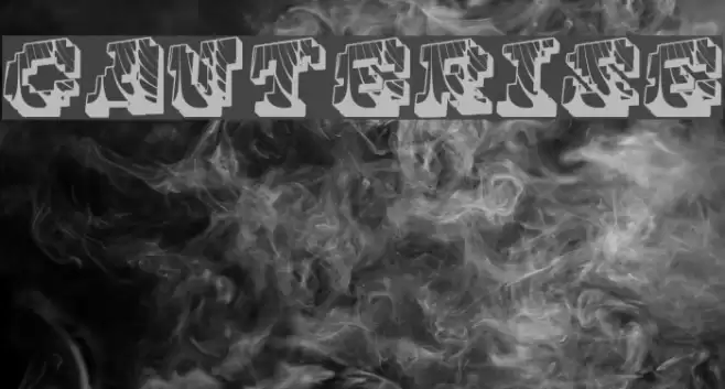 Cauterise Шрифта examples