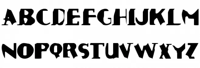 Cauterize Font Litere mici