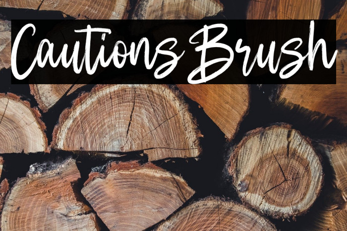 Cautions Brush Example 1