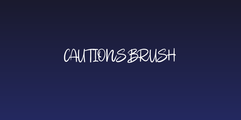 Cautions Brush Social Header
