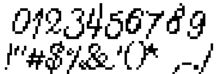 Cavalhatriz Font OTHER CHARS