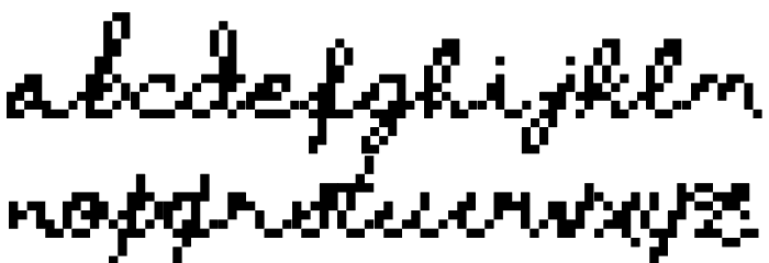 Cavalhatriz Font LOWERCASE