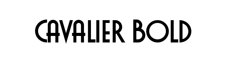 Cavalier Bold  नि: शुल्क फ़ॉन्ट्स डाउनलोड